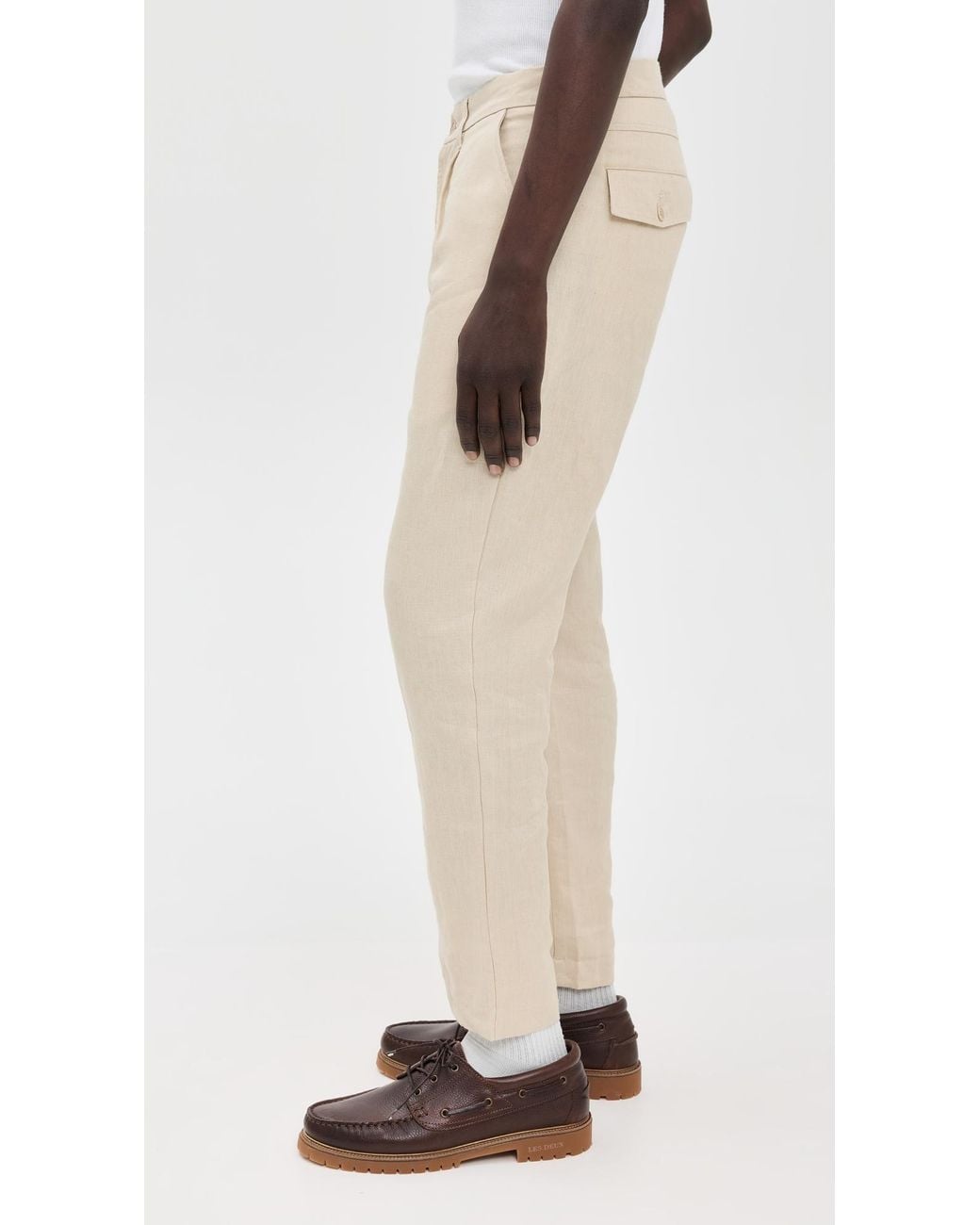 Far Afield Natural Ryder Linen Pants for men
