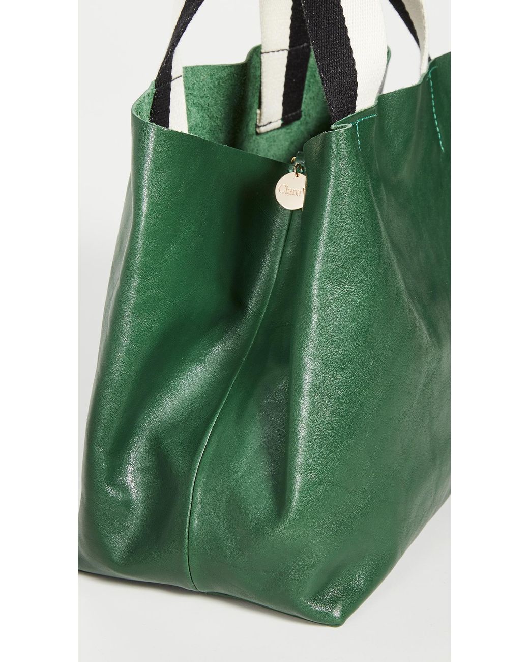 Travailler Magazine Tote in Green Nouvelle Look by Clare V
