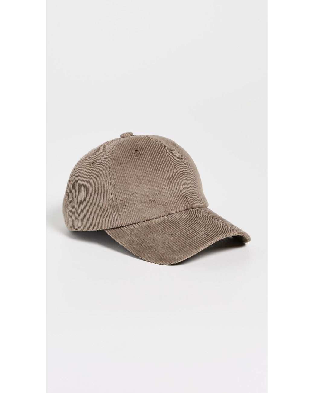 Hat Attack White Corduroy Cap