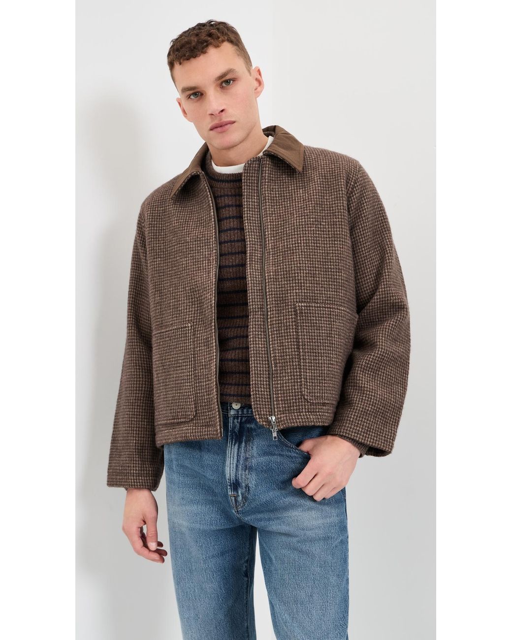 Far Afield Brown Josef Jacket for men
