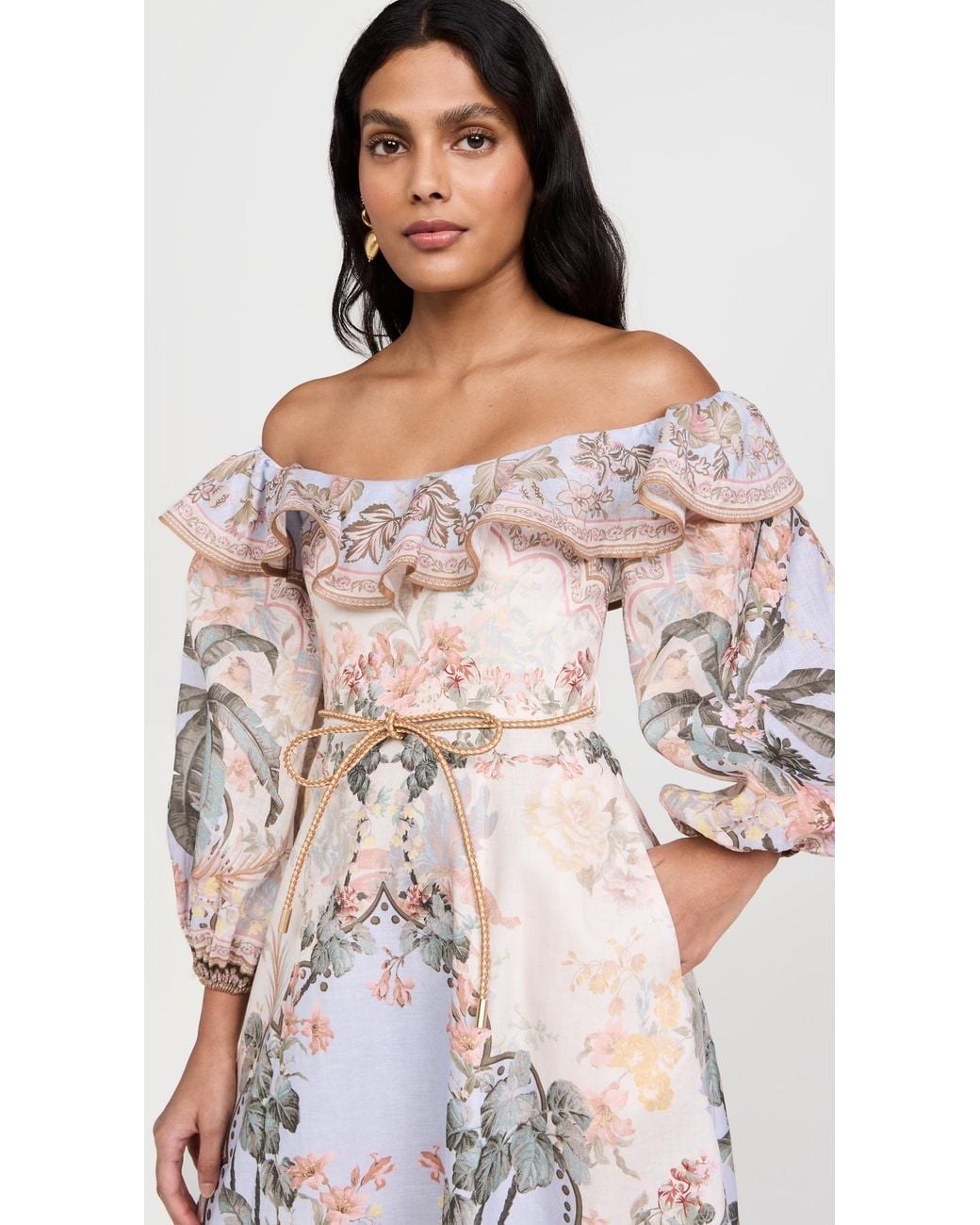 roxy off the shoulder dress Roxy Luna Flutter Sleeves Mini Dress