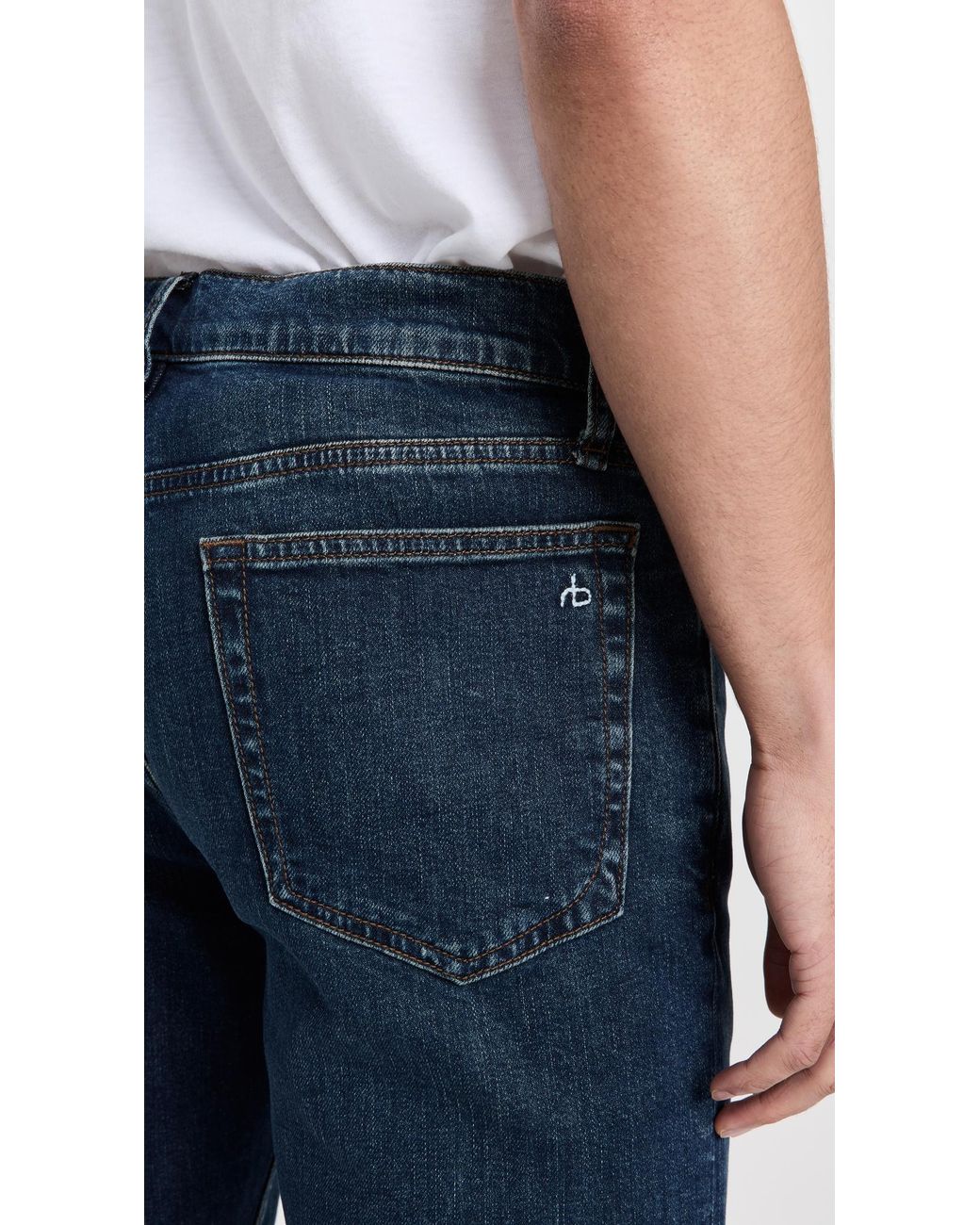 Rag & Bone Blue Fit 2 Authentic Stretch Jeans for men