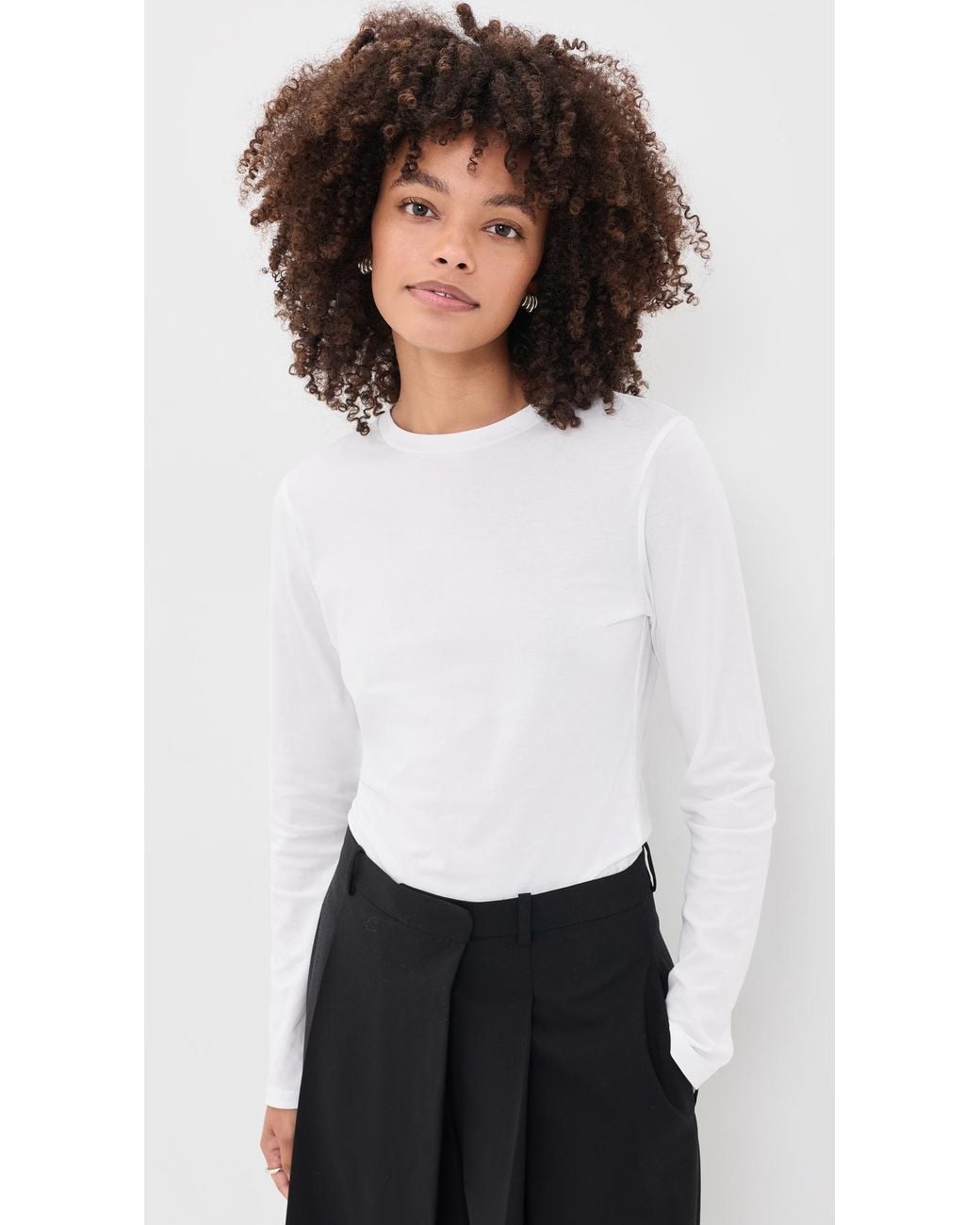 Theory White Tiny Tee
