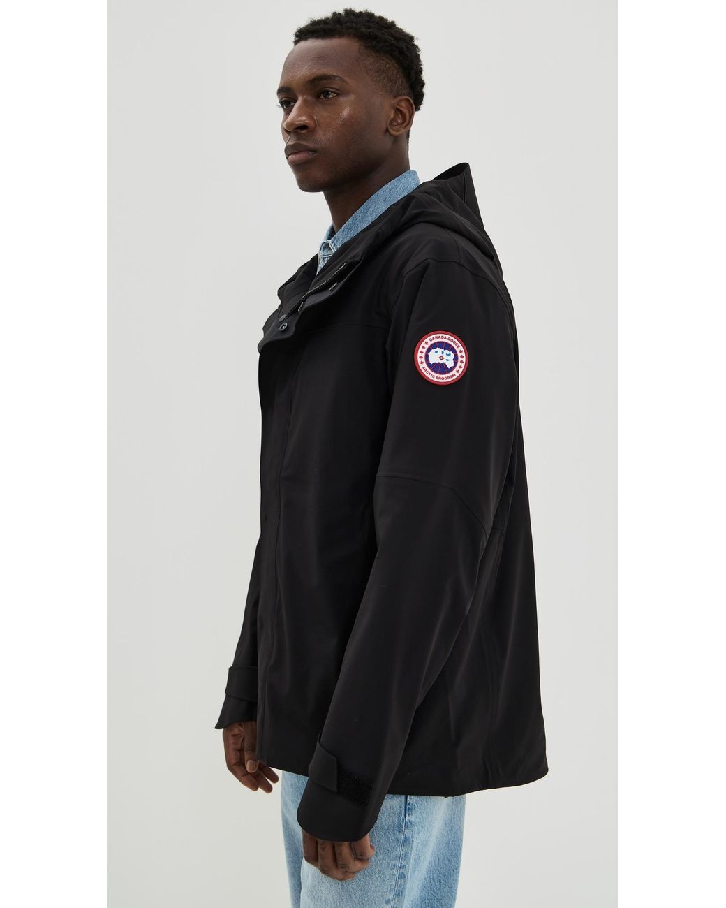 Canada Goose Black Rupert Rain Jacket for men