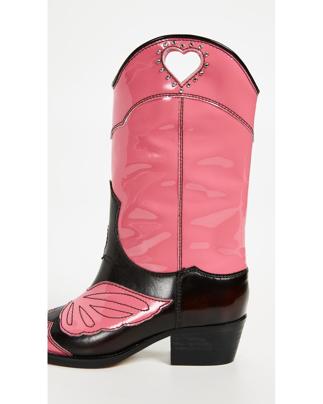 Ganni Marlyn Boots in Pink | Lyst