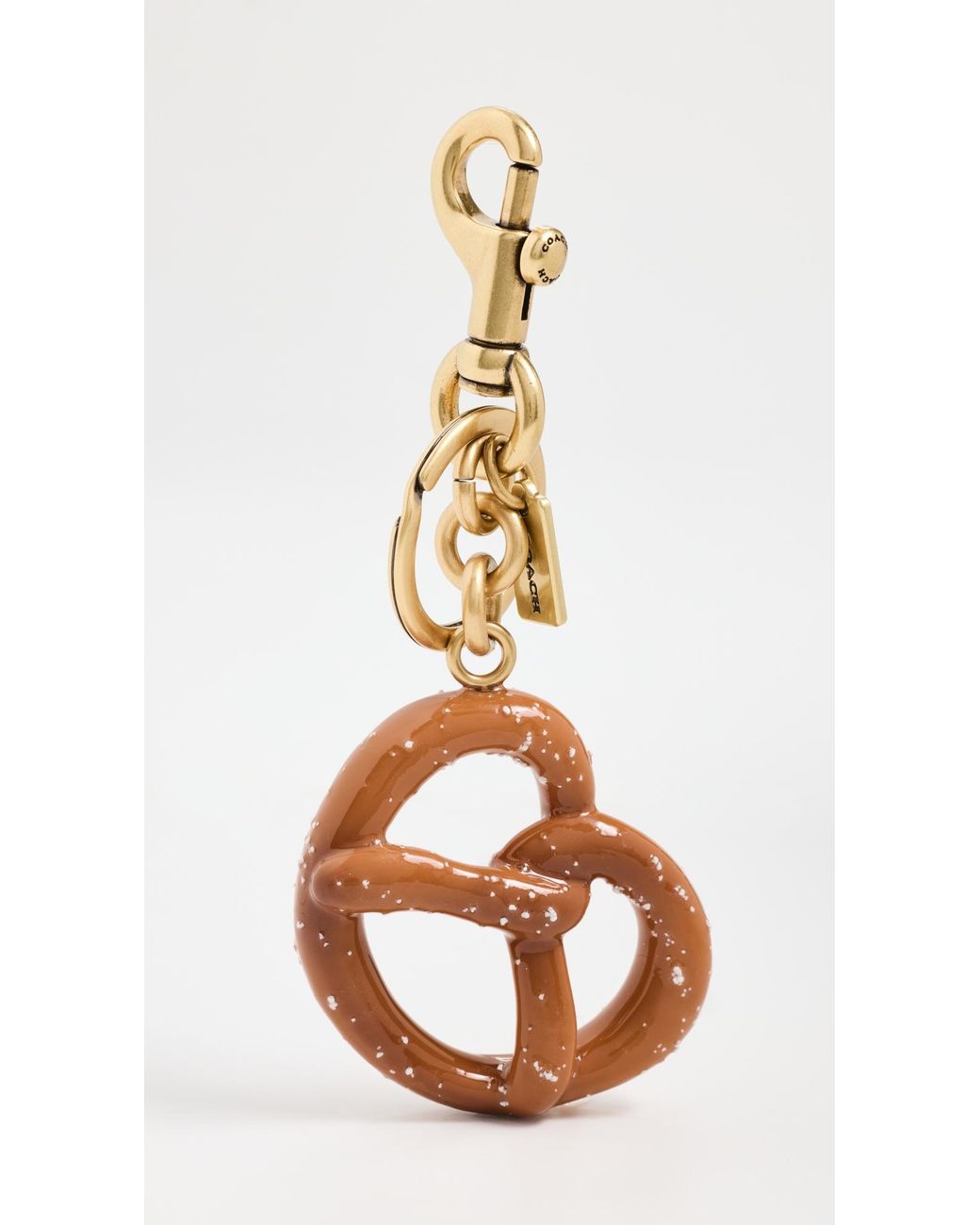 COACH Small Pretzel Bag Charm Keychain | Lyst