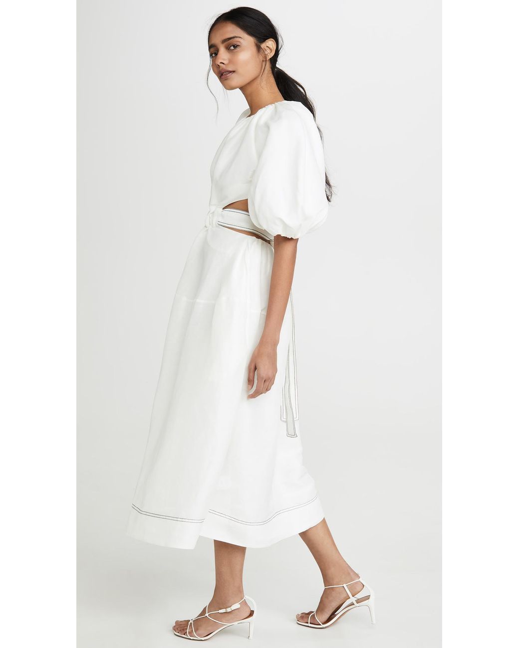 white christmas dresses AJE - Mimosa Midi Dress