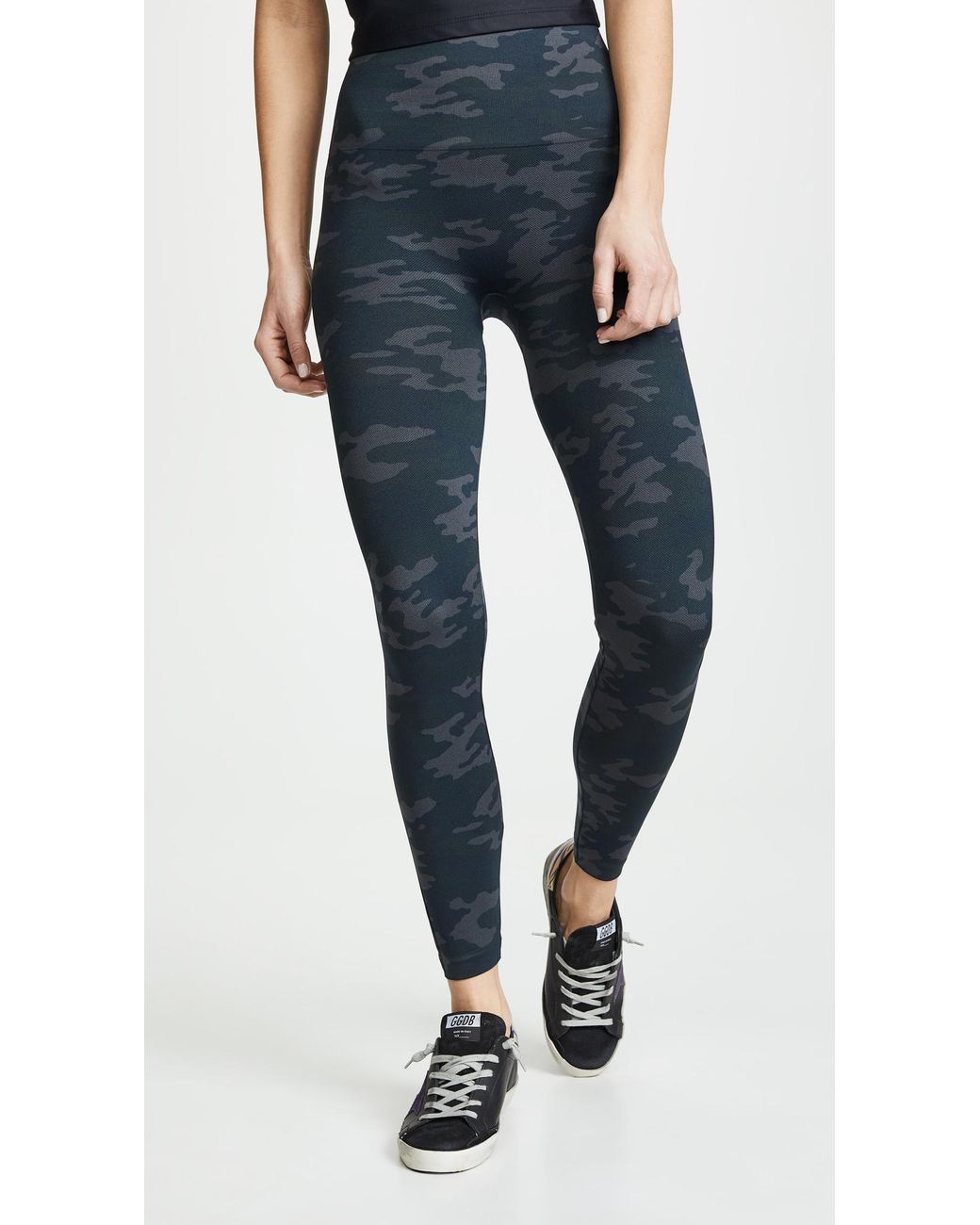Spanx Seamless Camo Leggings in Black 