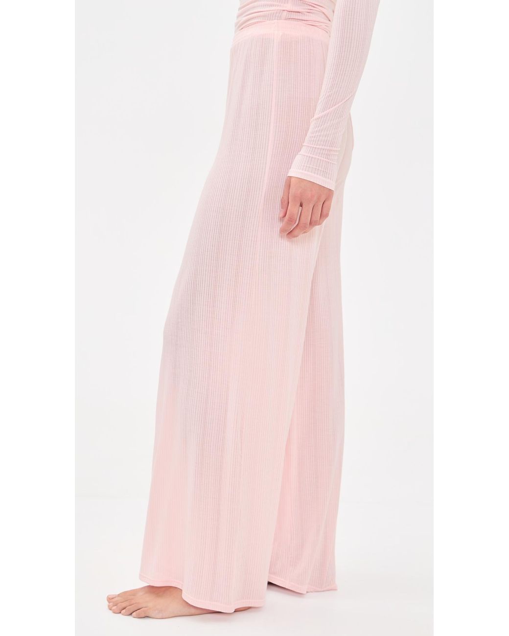 NEGATIVE Pink Whipped Track Pants