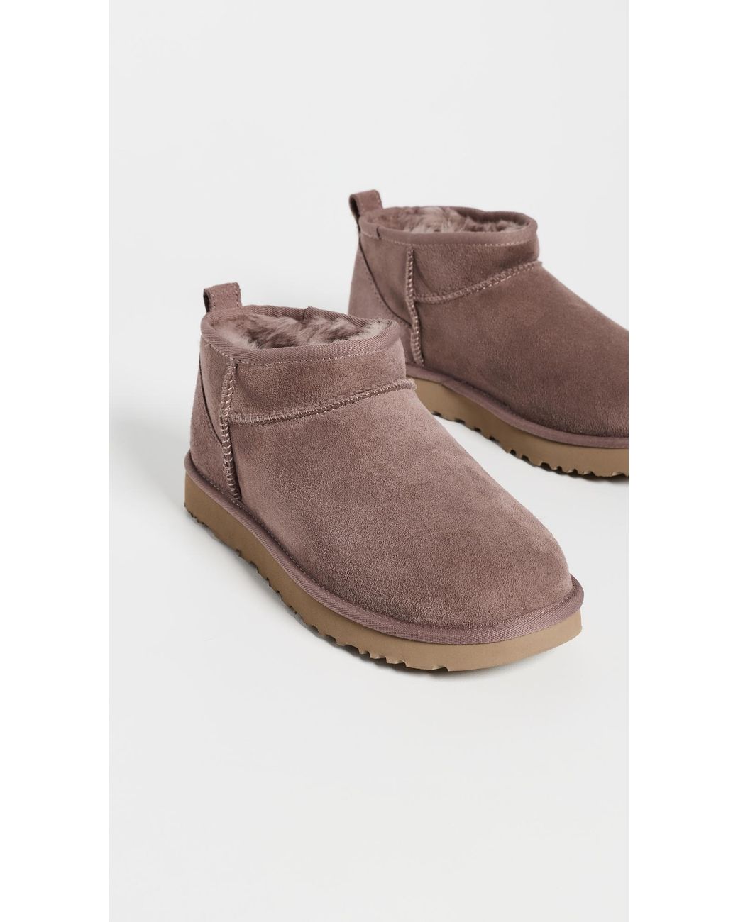 Ugg Pink Classic Ultra Mini Boots