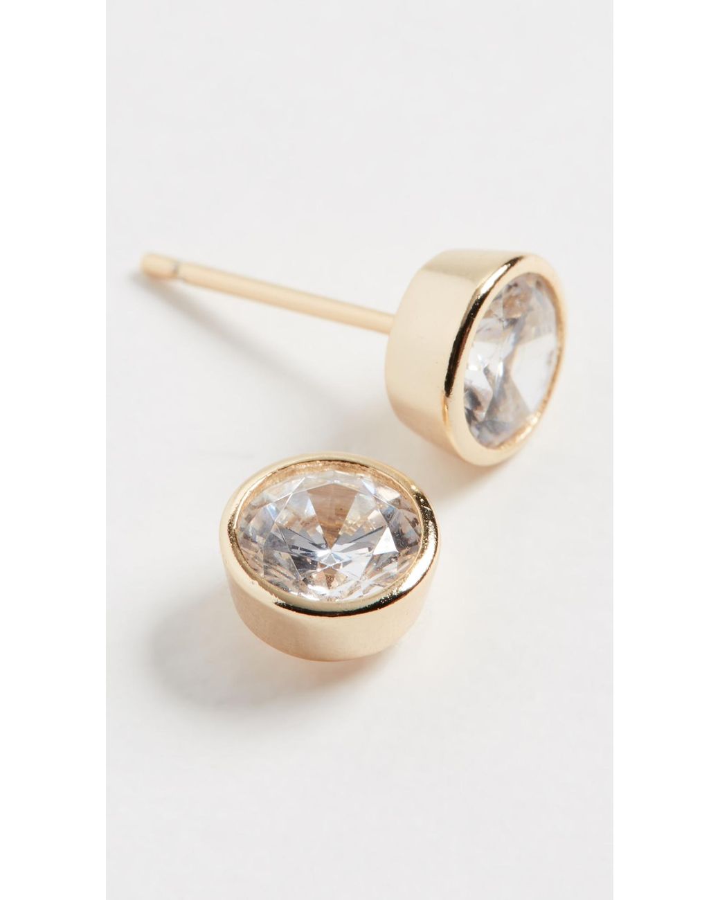 Shashi Black Solitaire Studs