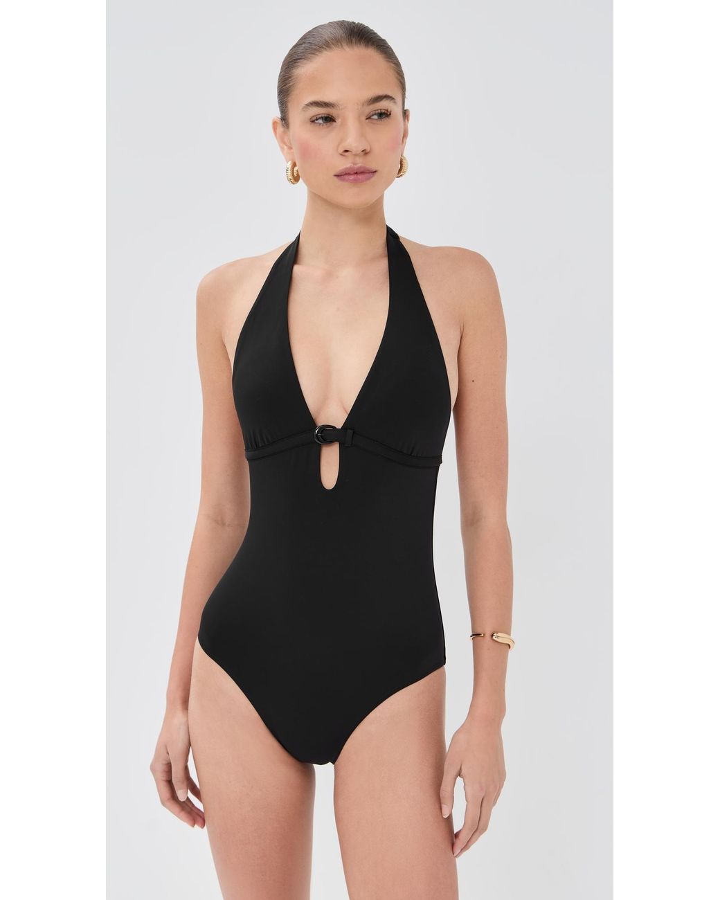 Staud Black La Jolla One Piece