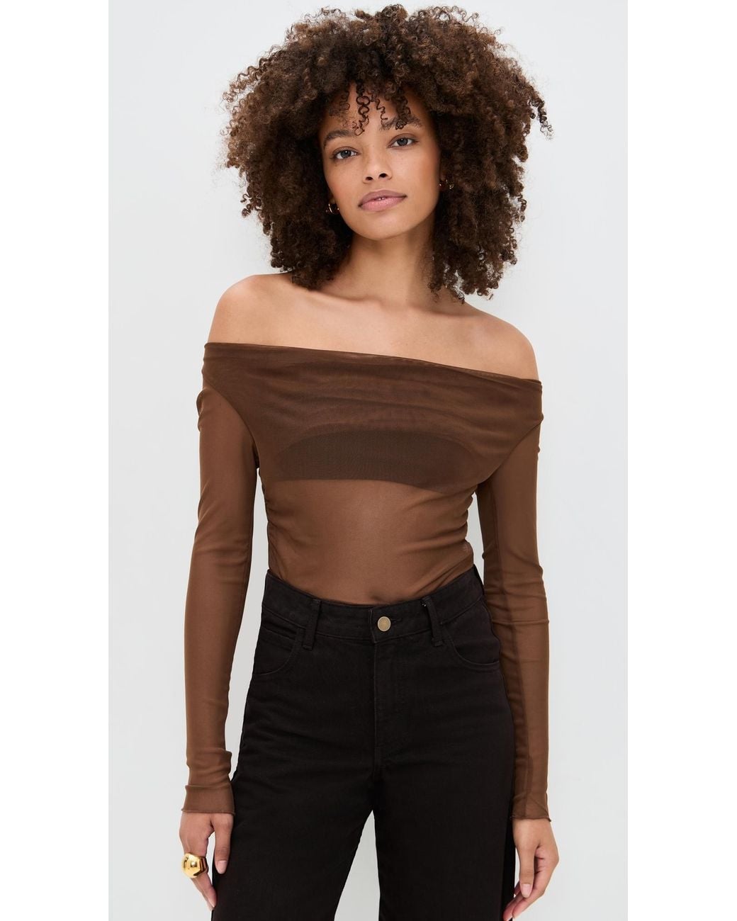 Le Bos Black Scarlet Top