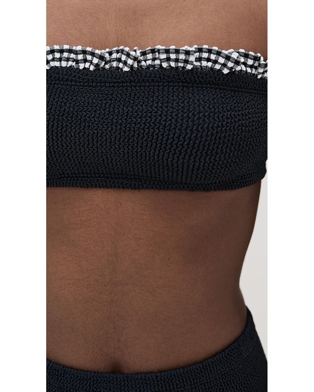 Hunza G Black Peggy Bikini Set