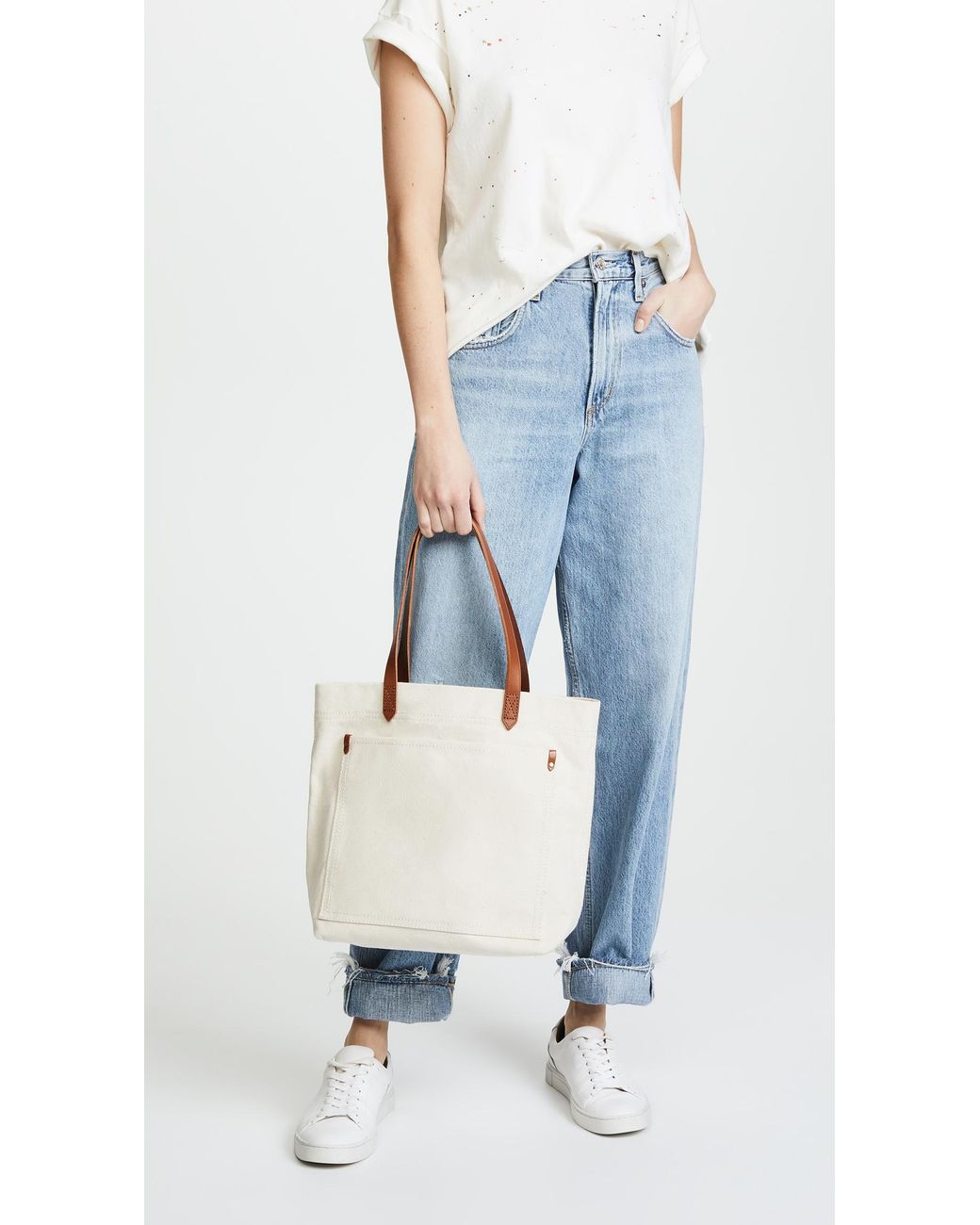 Madewell medium canvas tote store
