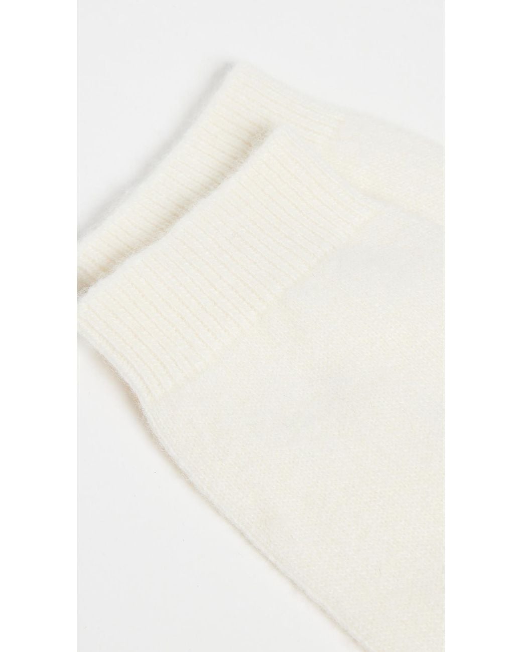 Falke White Cozy Wool Socks Off