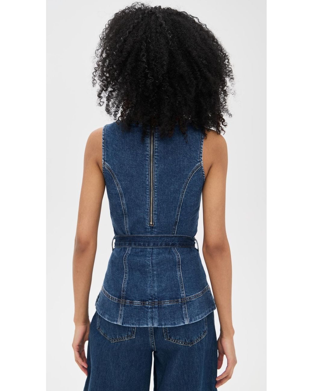 ALIGNE Blue Trish Denim Top