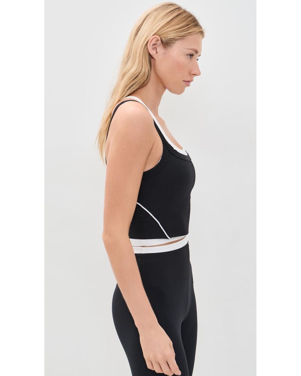 Rhone Black Doubletake Layer Bra