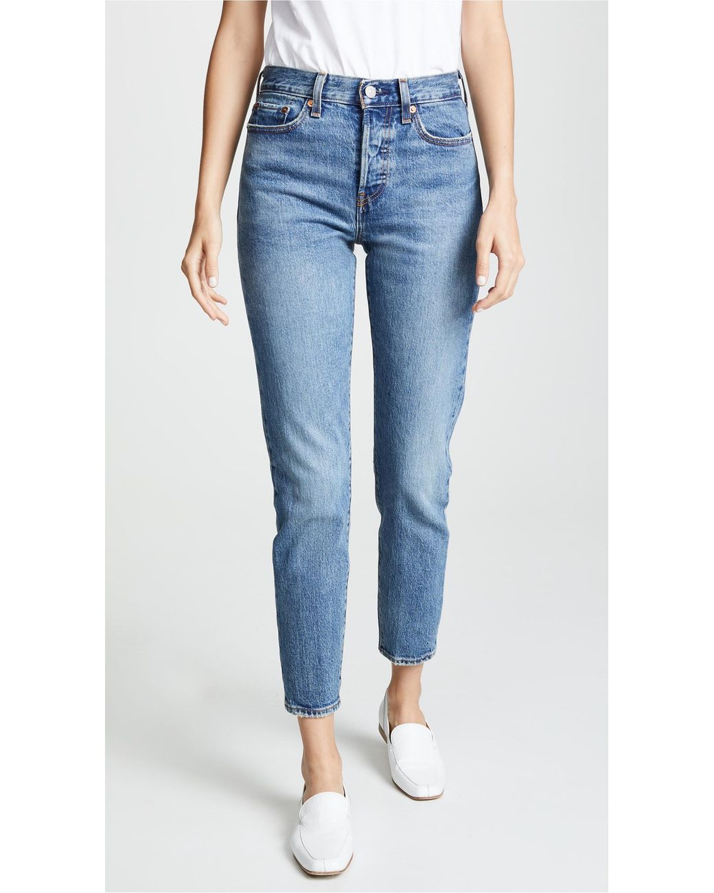 Levi's Wedgie Icon Jeans in Blue | Lyst Canada