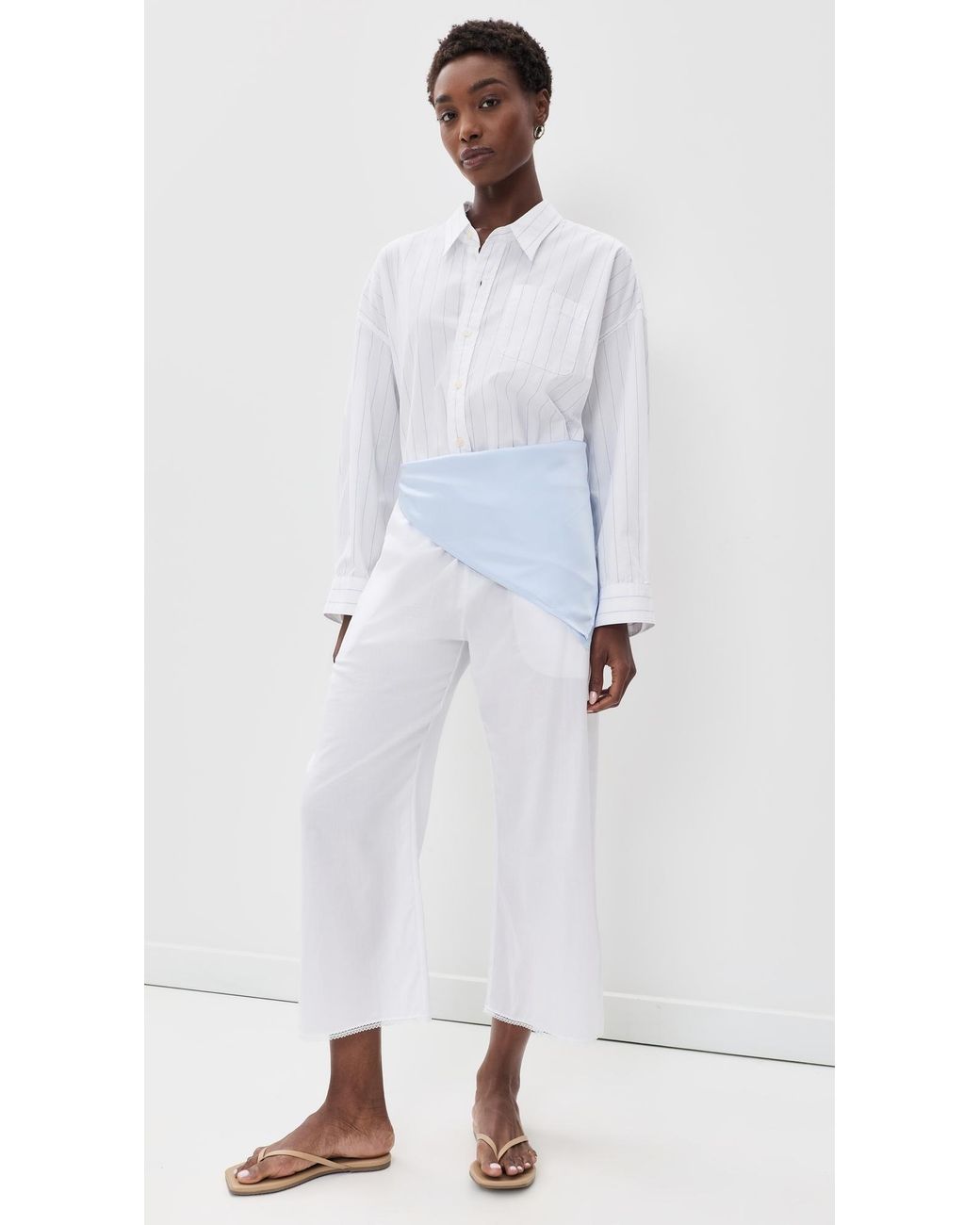 DONNI. Blue The Silk Scarf