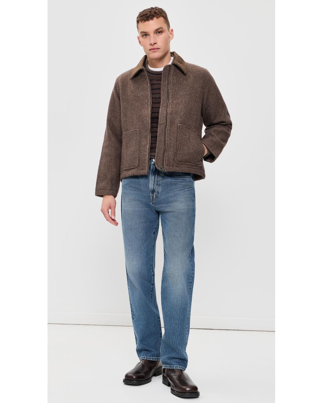 Far Afield Brown Josef Jacket for men
