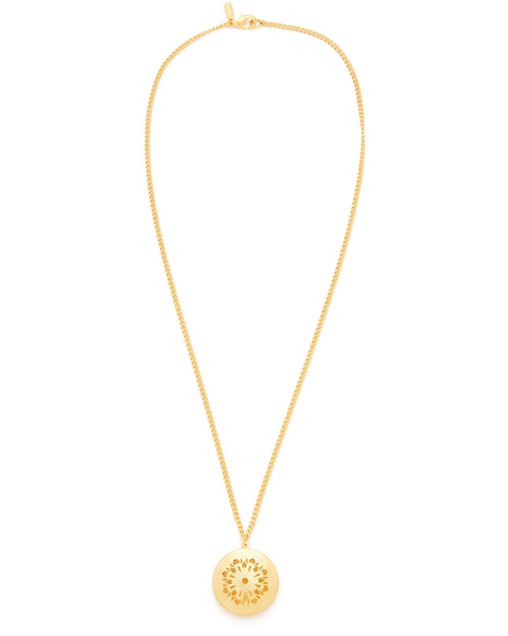Ben-Amun Simple Gold Locket Necklace in 