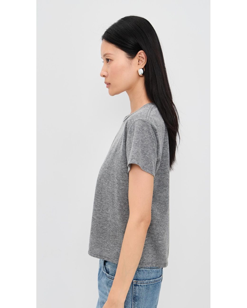 PERFECTWHITETEE Gray Harley Tee 3 Pack