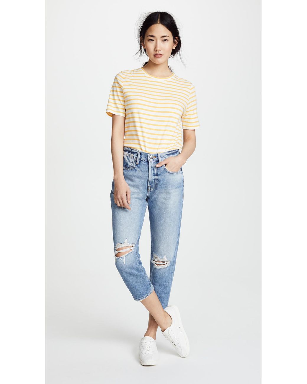 FRAME Denim Le Stevie Crop Jeans in 