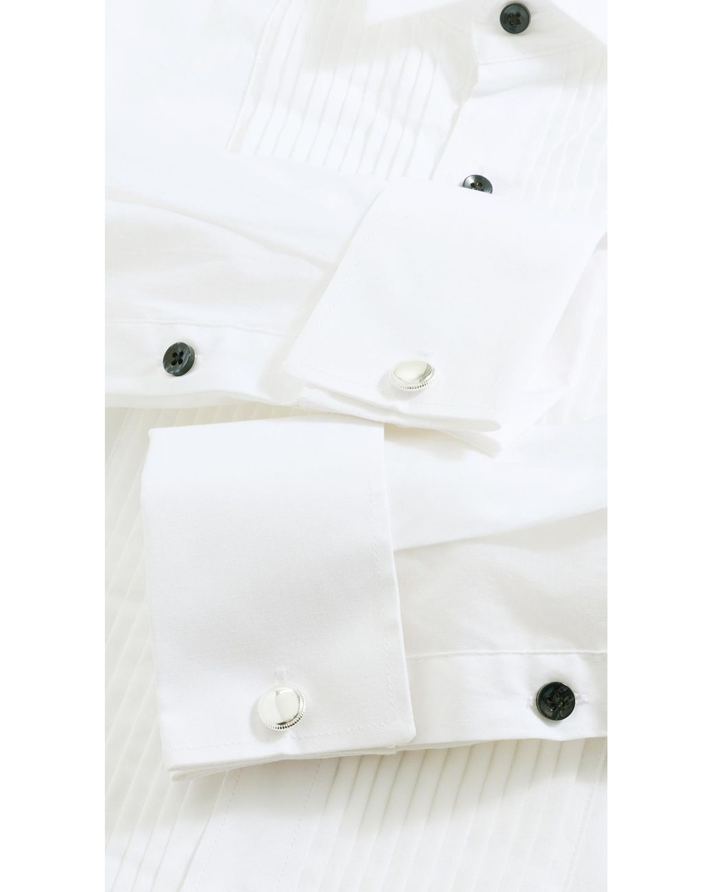 Shinola White Coin Edge Cufflinks for men