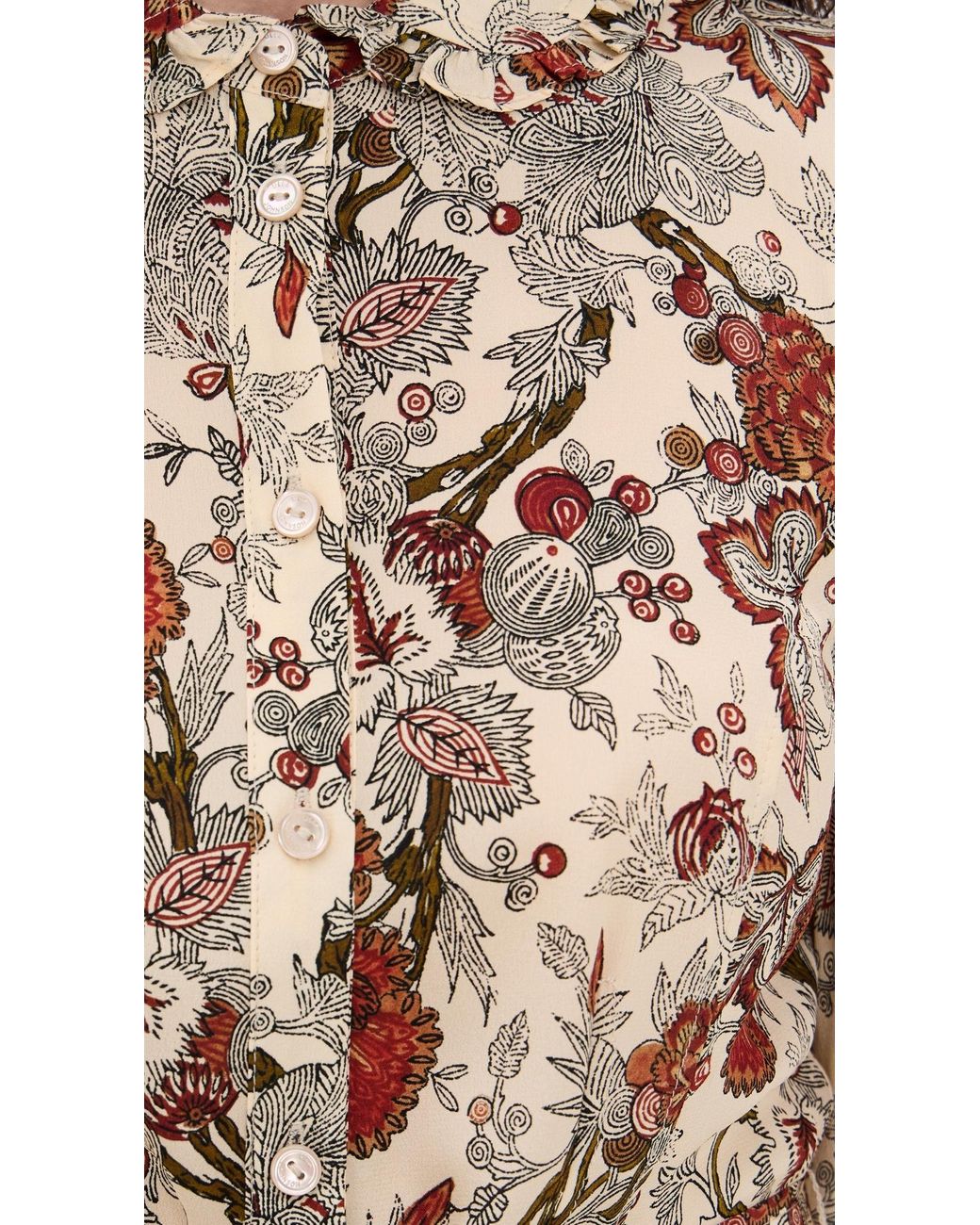 ulla johnson simona silk long sleeve mini dress Ulla Johnson Simona Silk Long Sleeve Mini Dress