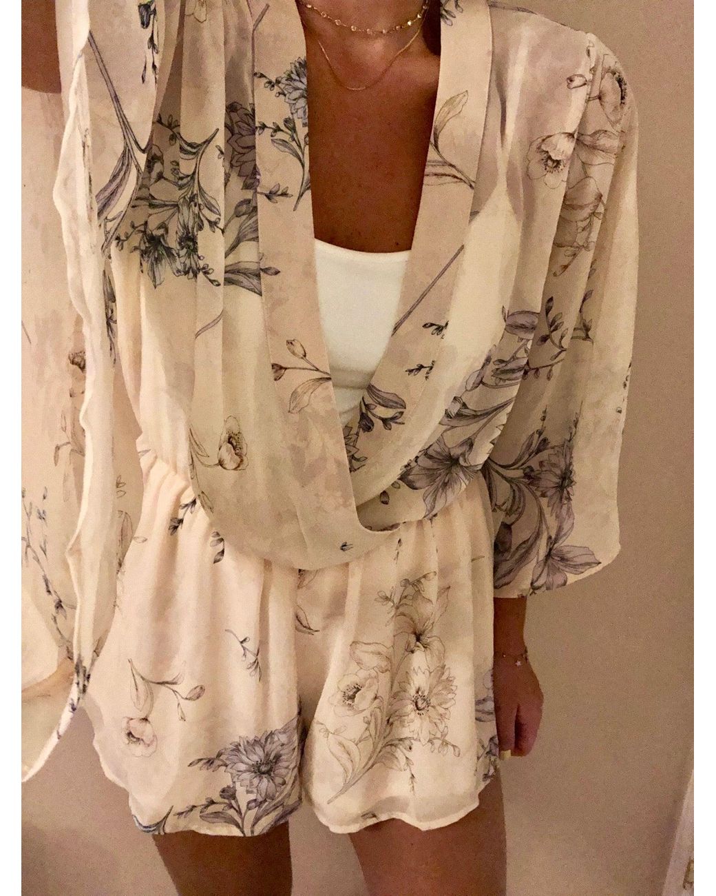 Sadie \u0026 Sage Kimono Wrap Romper | Lyst