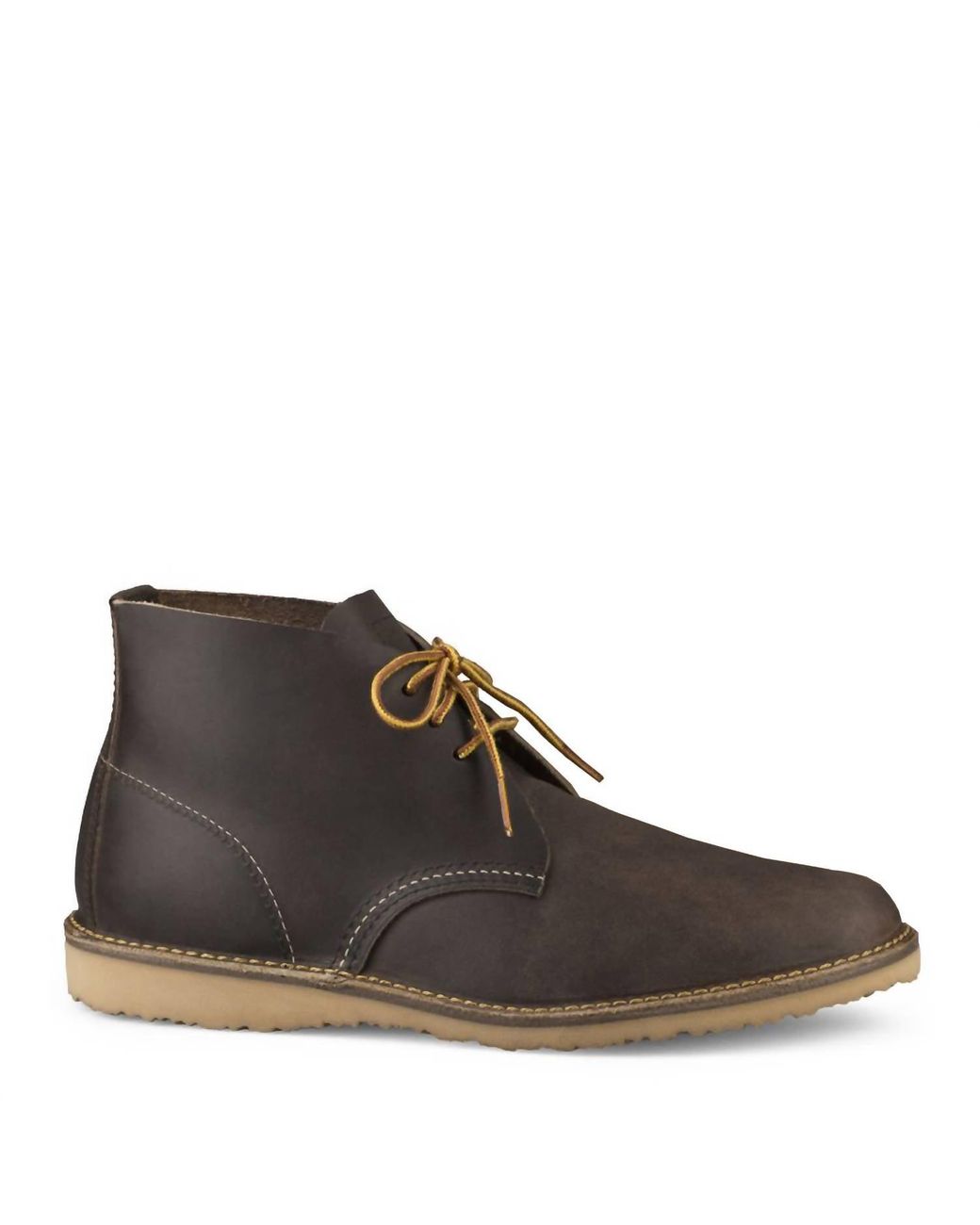 Red Wing Weekender Chukka Boots In Concrete Rough tough in Brown