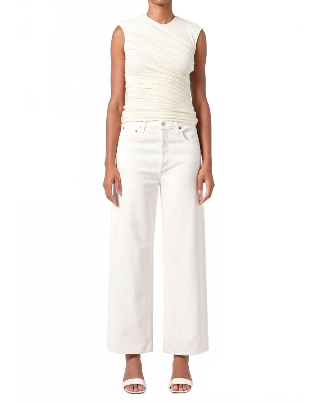 Agolde White Ren Jean