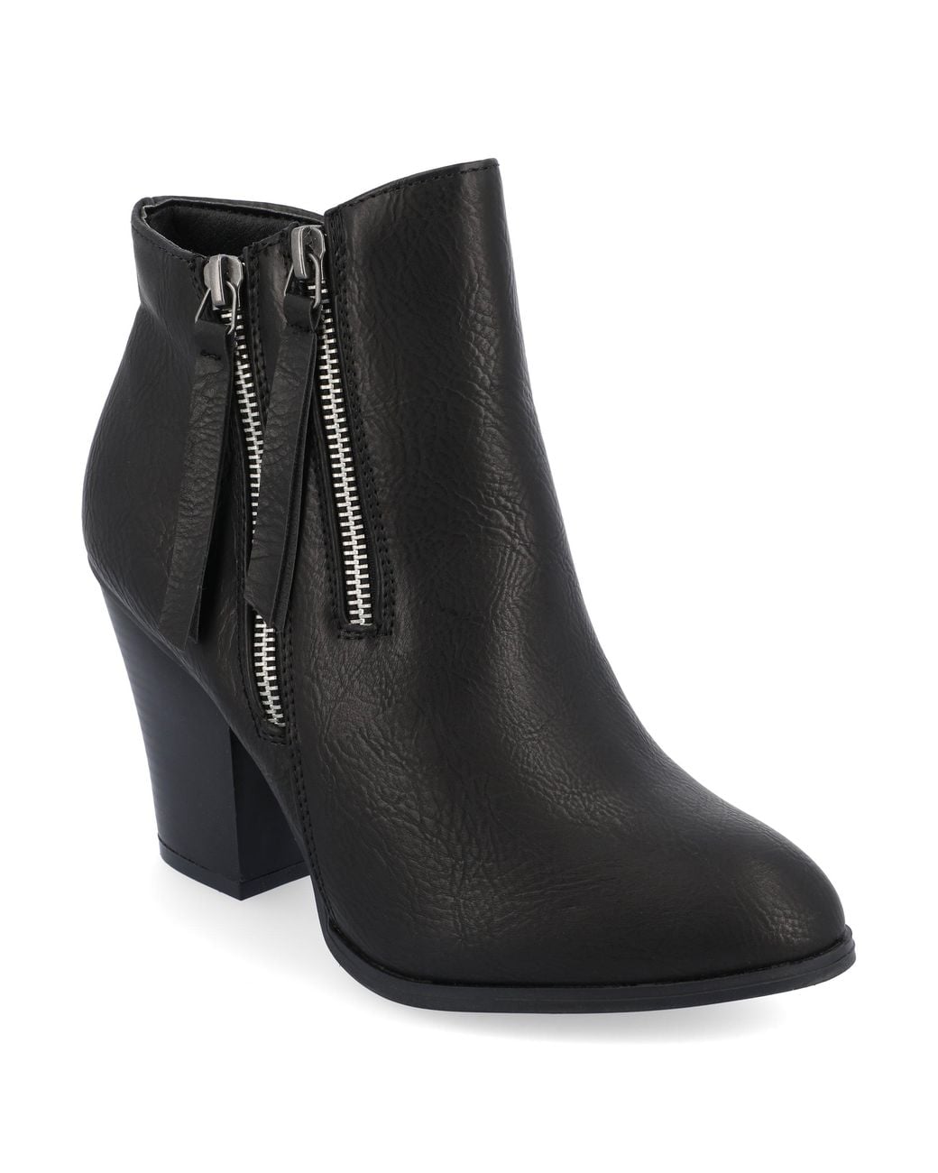 Journee Collection Black Collection Vally Bootie