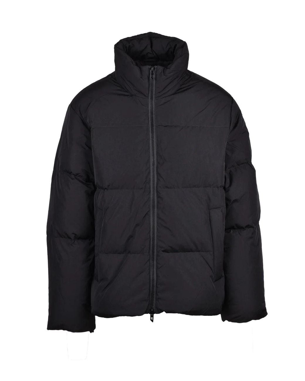DIESEL Blue Nylon Down Jacket for men