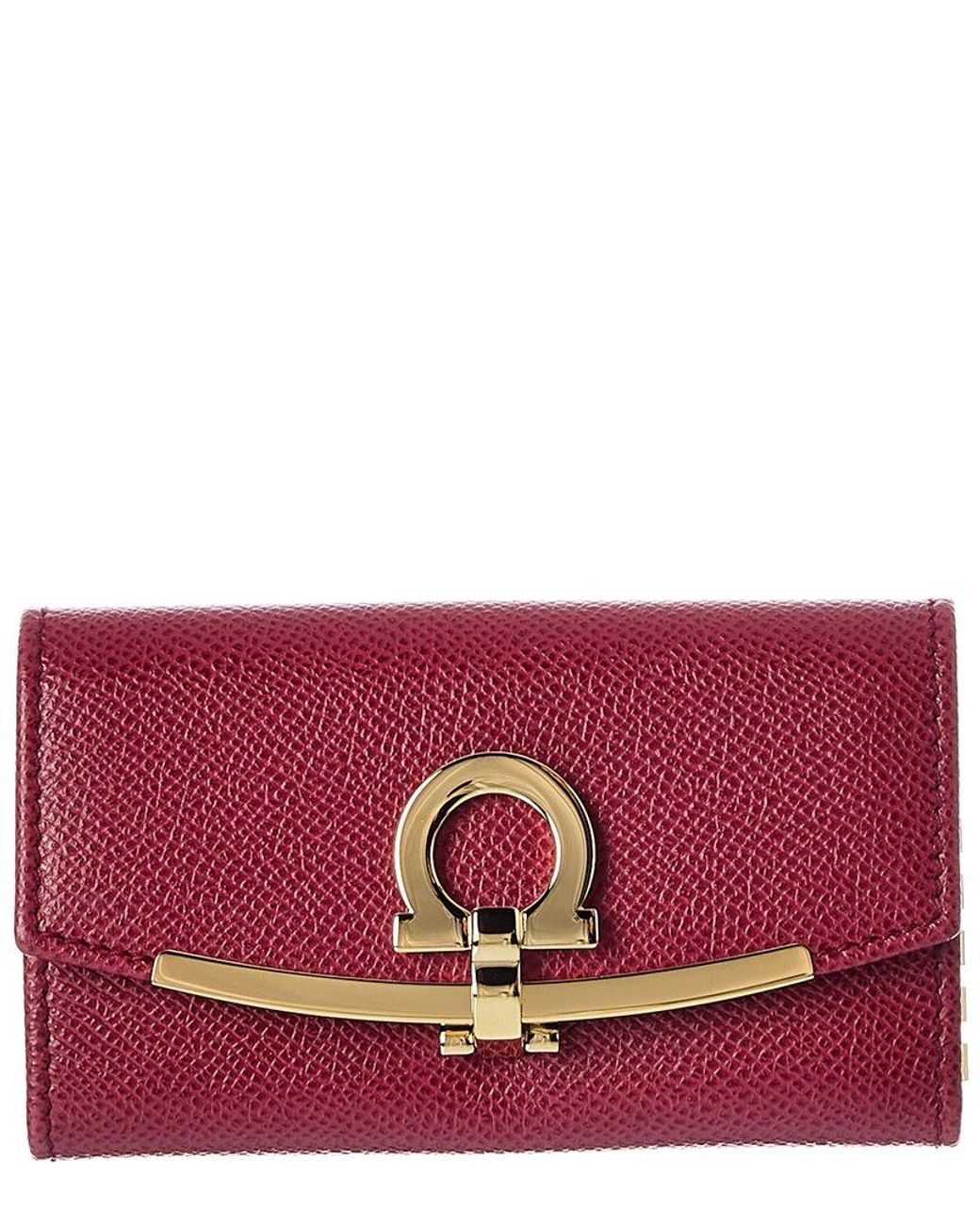 Ferragamo Leather Key Holder in Red Lyst
