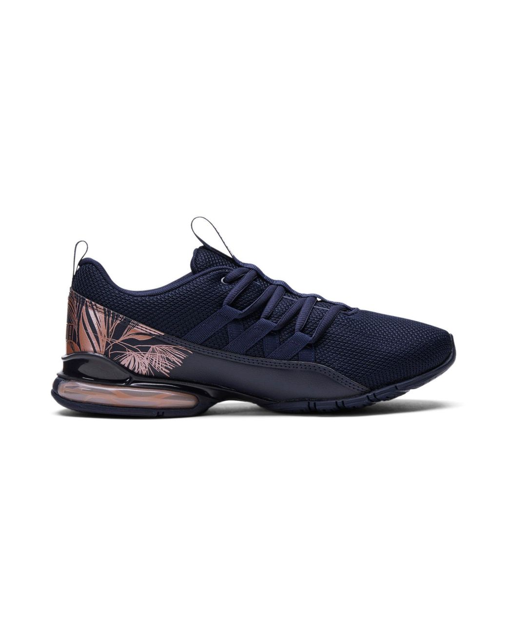 PUMA Riaze Prowl Palm Running Shoes in Blue | Lyst