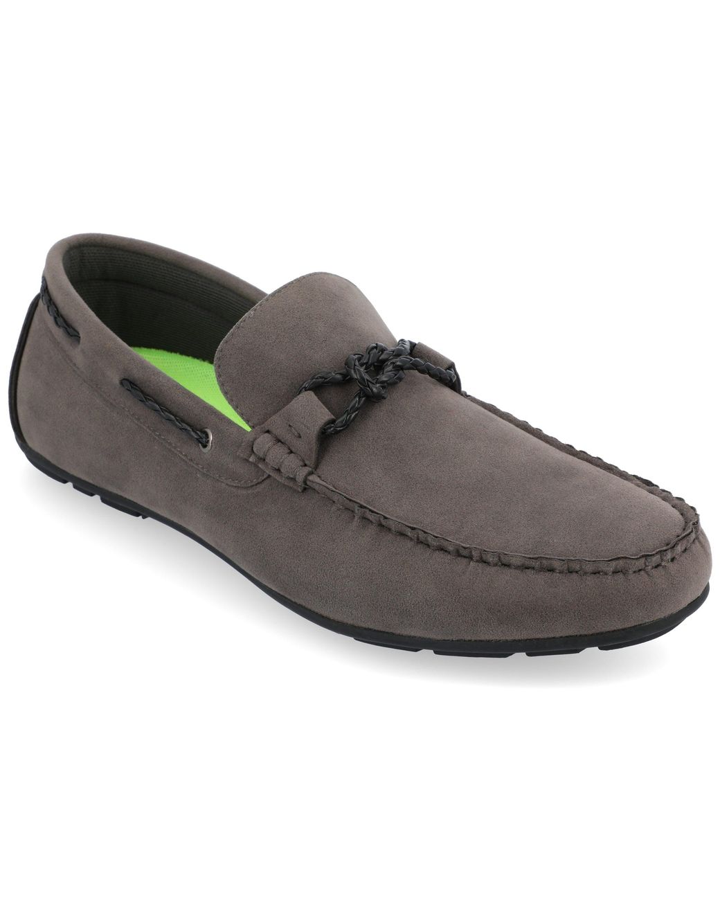 Vance Co. Gray Tyrell Driving Loafer for men