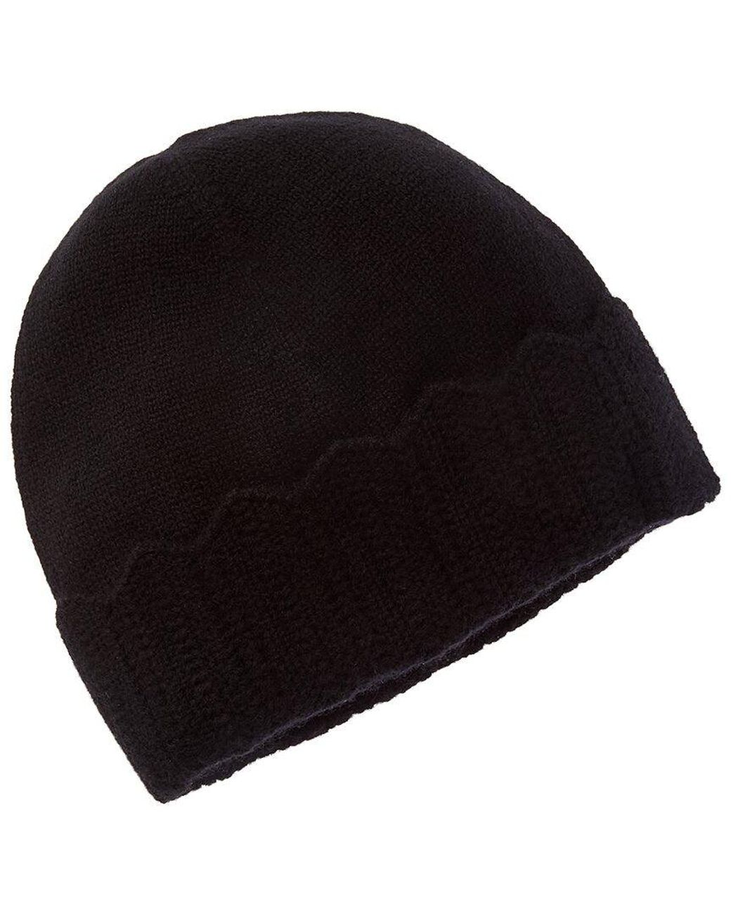 Sofiacashmere Black Cashmere Hat