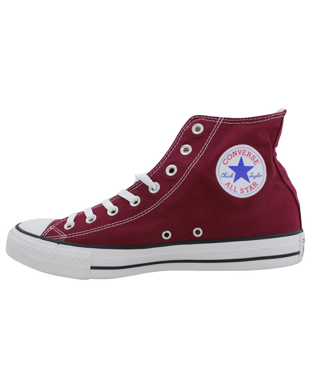 Converse All Star Hi Maroon/white M9613 in Red for Men | Lyst