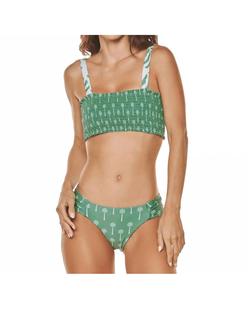 Dulzamara Green Zancibar Bikini Bottom
