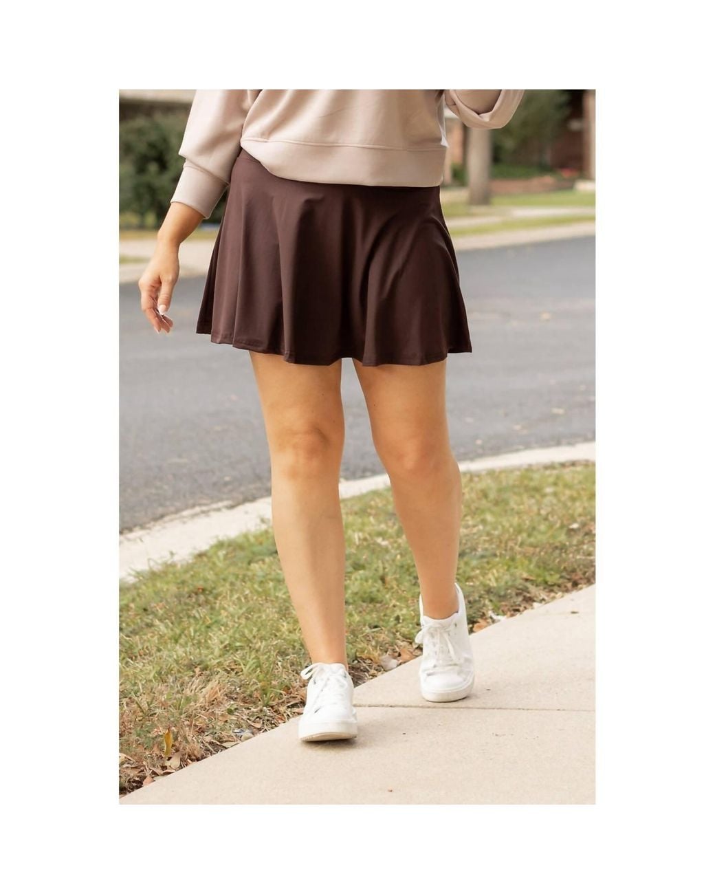 Julia Rose Brown Britt Skort