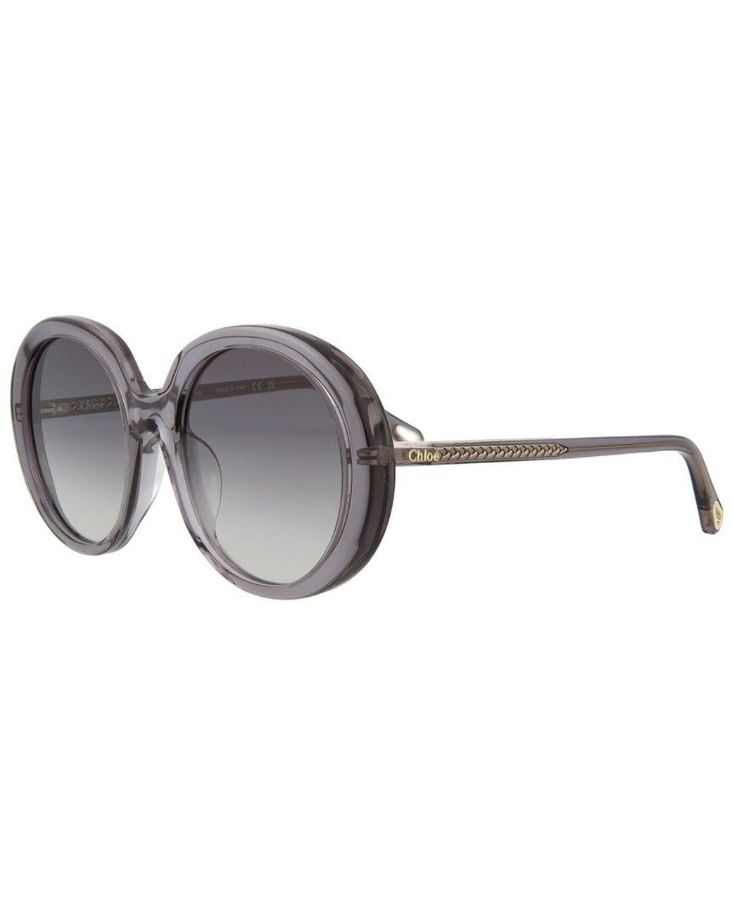 Chloé Ch0007sa 56mm Sunglasses in Gray | Lyst