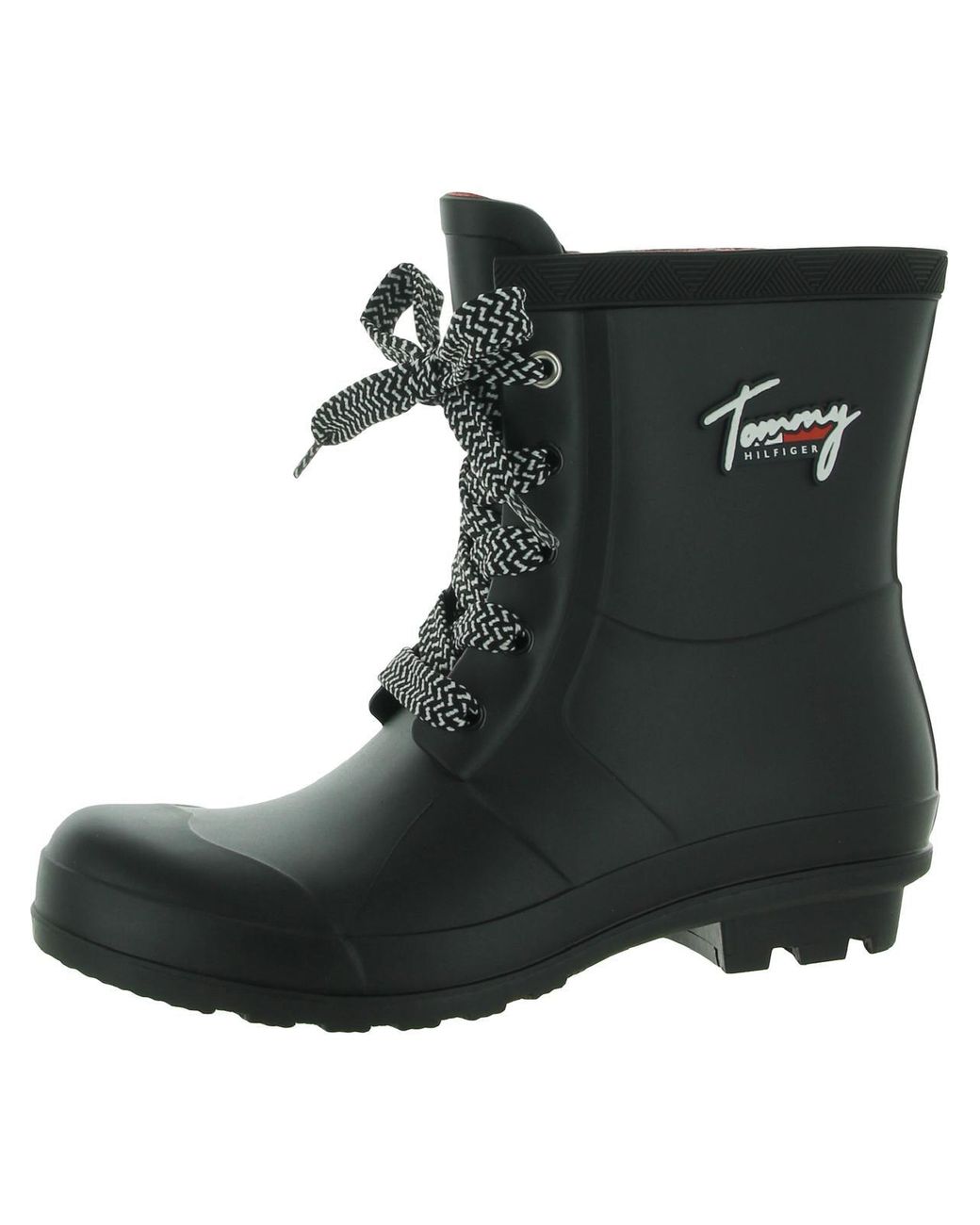 navy blue tommy hilfiger rain boots