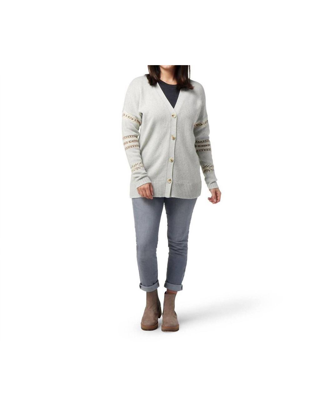 Smartwool Gray Boyfriend Cardigan