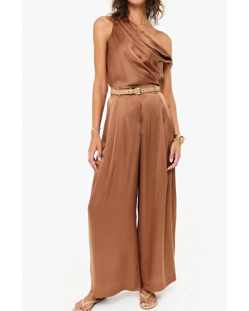 Cami NYC Brown Kayu Top