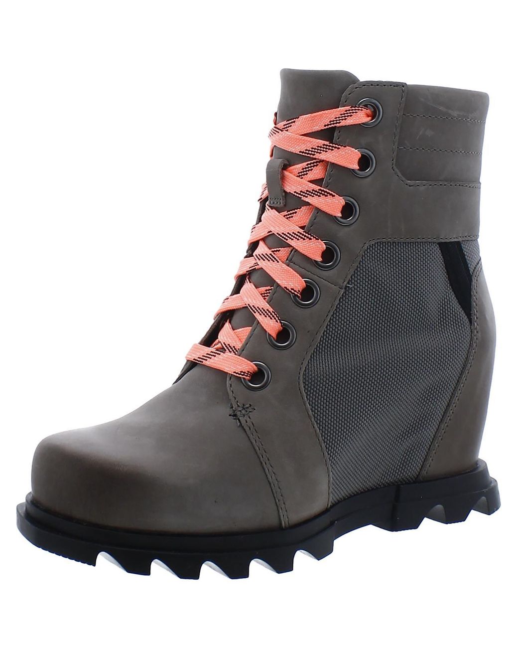 Sorel Lexie Wedge Cold Weather Snow Winter Snow Boots in Gray Lyst