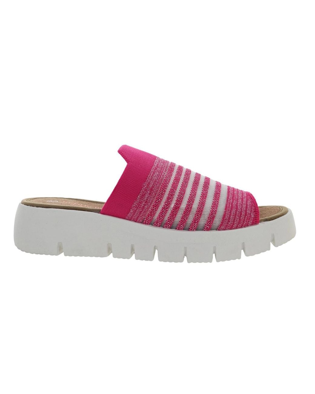 Bernie Mev Pink Fx Iris Sandal