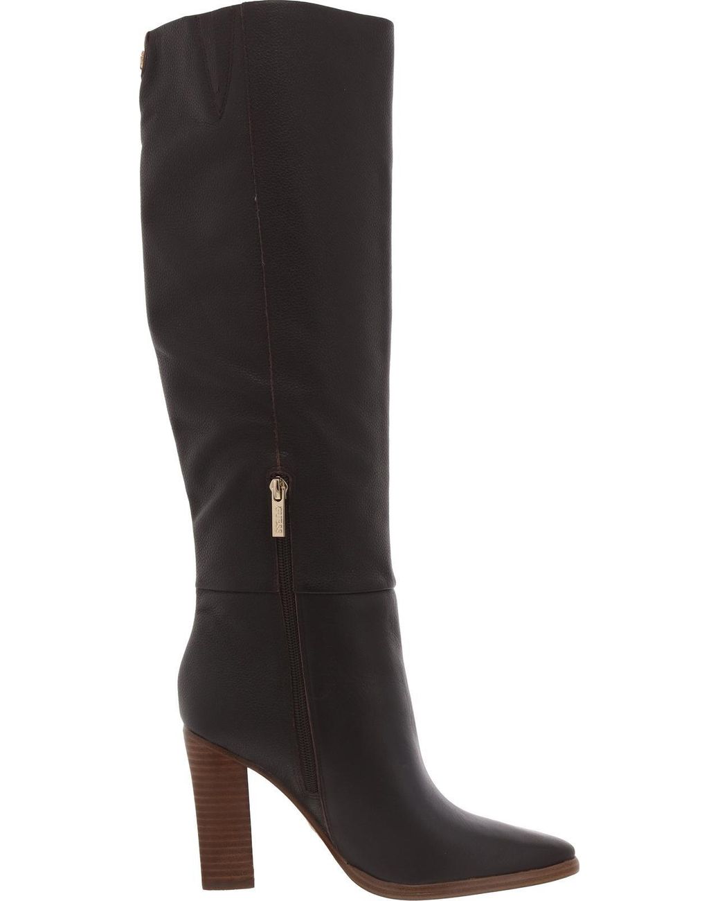 Liliana Women's Faux Suede Thigh High Boots - Pointy Toe Stiletto Heel Boots With Zipper (Approx. 4.25" Heel)