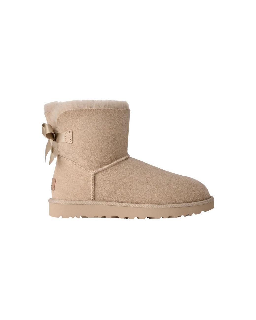 Ugg Natural Mini Bailey Bow Ii Moonlight 1016501-Mnl